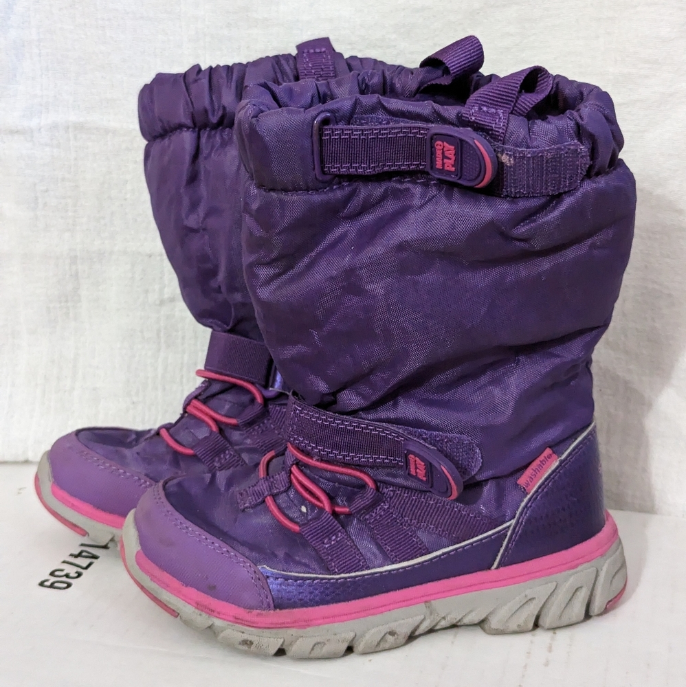 Stride Rite Made2Play Sneaker Boots Purple Size 8.5W Wide width!